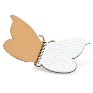 Caderno borboleta mdf Personalizado
