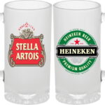 Caneca de vidro personalizada