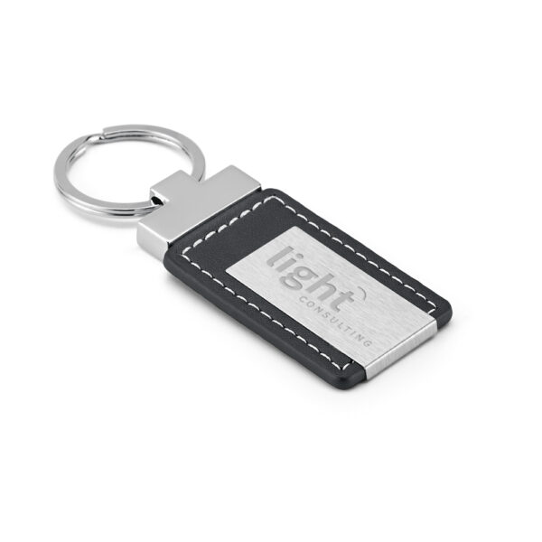 Chaveiro Metal Couro Personalizados - Image 2