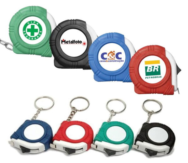 Linha completa em Brindes Corporativos. 10.000 itens entre Chaveiro Trena Personalizado, com sacolas, chaveiros, mochilas, kits churrasco.