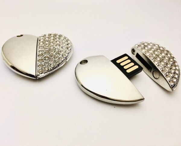 Pen Drive Coração Personalizado - Image 2