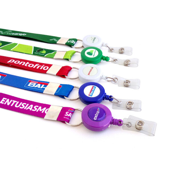 Porta Crachá Retrátil Personalizados - Image 2